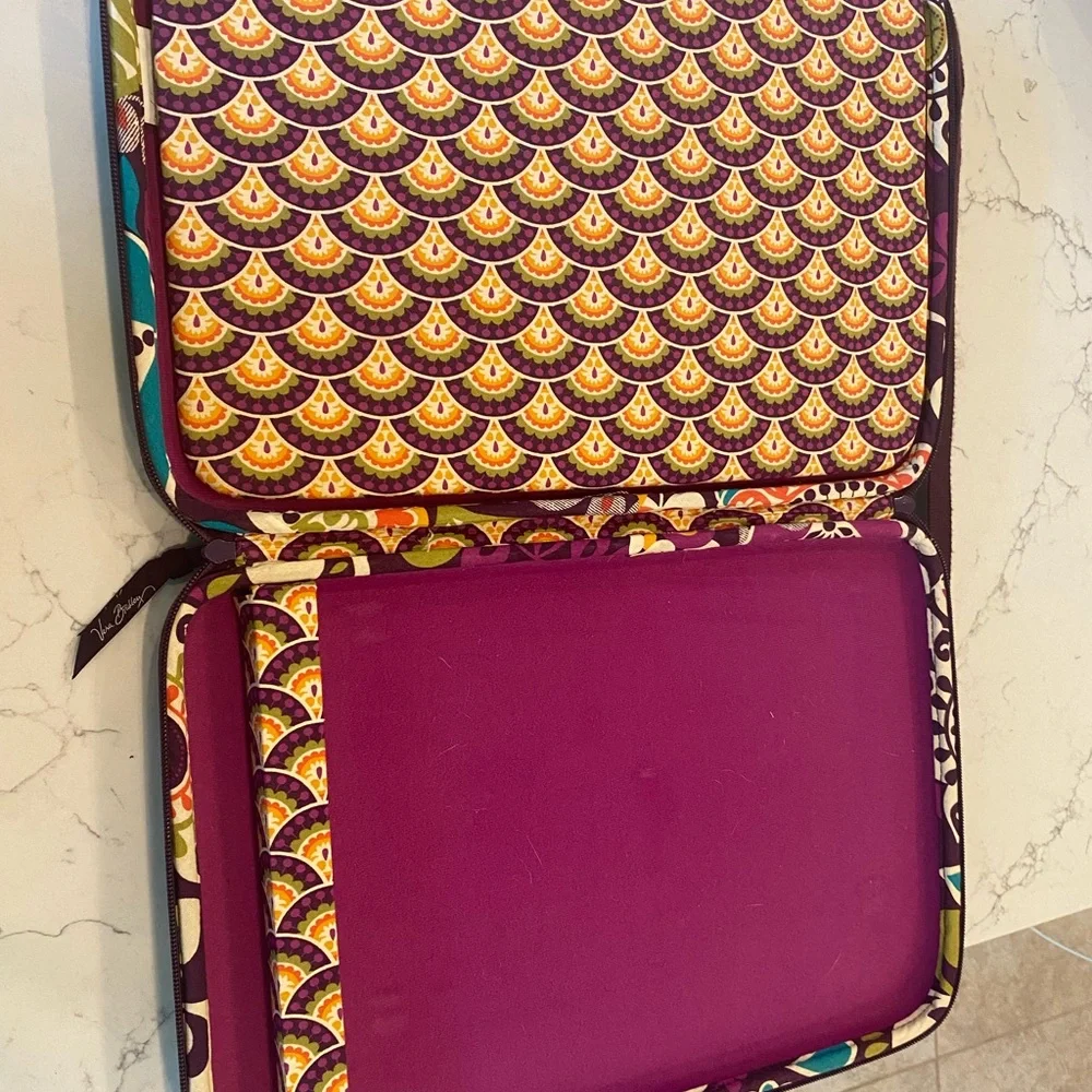 Vera Bradley Purple Floral Laptop Bag
